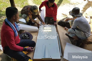Lampes solaires pour les villages indigènes de Malaisie