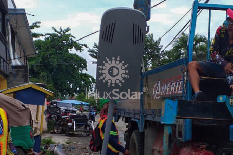 Les lampadaires solaires illuminent Cebu